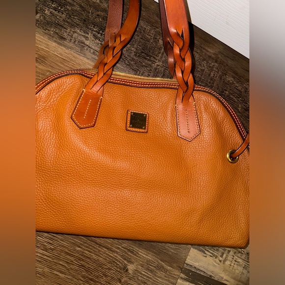 Dooney & Bourke Handbags - Dooney & Bourke Large Brown Satchel Bag